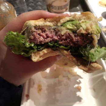 Go Burger - Cooked to perfection. Medium-Rare. - Burgers Near Me - Mount Sinai, New York