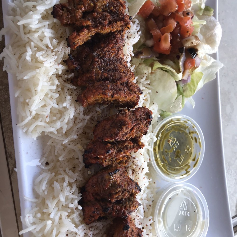 Baba Kabob - Beef kabob entree - Mediterranean Near Me - Poway, California Baba Kabob - Beef kabob entree - Mediterranean Near Me - Poway, California