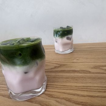 Modu Cafe - Rhubarb matcha - Coffee & Tea Near Me - Los Angeles, California Modu Cafe - Rhubarb matcha - Coffee & Tea Near Me - Los Angeles, California