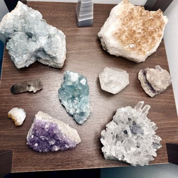 Prodigy Healing - Crystals in the Prodigy office - Naturopathic/Holistic Near Me