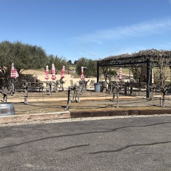 Barr Estate Winery - Outdoor seating area - Wineries Near Me - Paso Robles, California