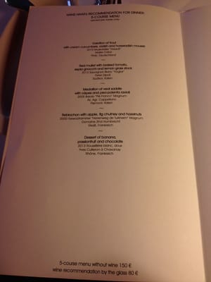 Menu photo 6 Tantris Munich, BY