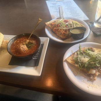 Pitch - Thai Pie* (contains nuts), 2 Meatballs & Focaccia, Bianco Verde - Pizza Near Me - Scottsdale, Arizona