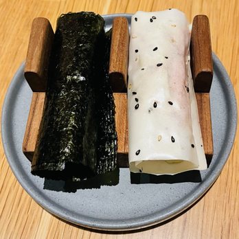 Love Makoto - Hand rolls: tuna with wasabi and green onion; crab with dynamite sauce. - Japanese Near Me - Washington, DC, District of Columbia Love Makoto - Hand rolls: tuna with wasabi and green onion; crab with dynamite sauce. - Japanese Near Me - Washington, DC, District of Columbia