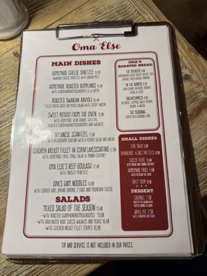 Menu photo 1 Oma Else Mainz, RP