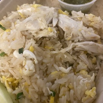 Fish Cheeks - Crab Fried Rice (all the gluten!) - Seafood Near Me - New York, New York