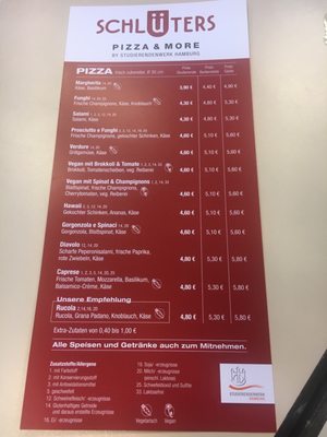 Menu photo 2 Schlüters - Pizza & More Hamburg, HH Menu photo 2 Schlüters - Pizza & More Hamburg, HH