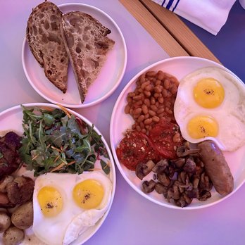 Betty - 1) Steak and eggs  2) British breakfast - New American Near Me - New York, New York