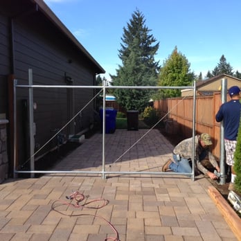 ProScape NW - ProScape in hand with Austin's Custom Fencing, 10x75' of Pavers and a 10' metal frame Cedar fence to match the rest of the home. - Landscaping Near Me ProScape NW - ProScape in hand with Austin's Custom Fencing, 10x75' of Pavers and a 10' metal frame Cedar fence to match the rest of the home. - Landscaping Near Me