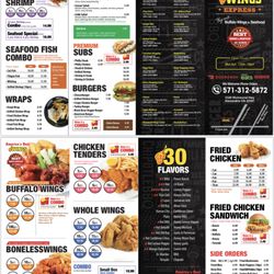 Americas Best Wings - Menu