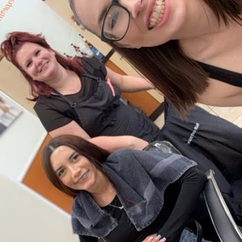 Hair Cuttery - Brittany, Jaylynne, and myself before Brittany worked her magic! - Hair Stylists Near Me - Deland, Florida Hair Cuttery - Brittany, Jaylynne, and myself before Brittany worked her magic! - Hair Stylists Near Me - Deland, Florida