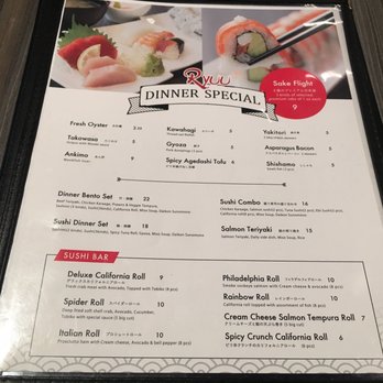 Ryuu Japanese Kitchen - Menu - Japanese Near Me - Vancouver, British Columbia Ryuu Japanese Kitchen - Menu - Japanese Near Me - Vancouver, British Columbia