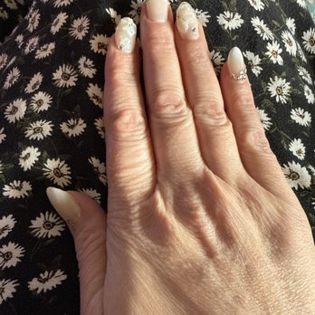 Royal Nails Lounge - Finished nails- Gel X fill with 3Dflowers and rhinestones embellishments - Nail Salons Near Me - Bellingham, Washington Royal Nails Lounge - Finished nails- Gel X fill with 3Dflowers and rhinestones embellishments - Nail Salons Near Me - Bellingham, Washington