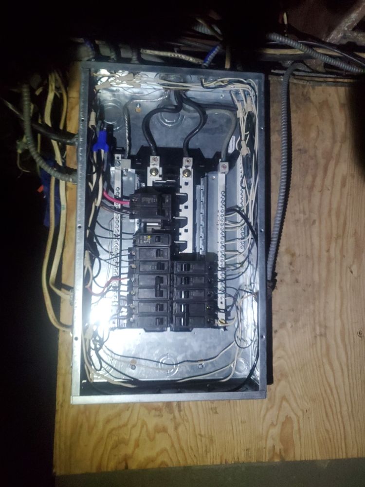 Slide of Local Plumbing and Electric