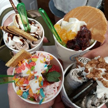Sweet Creams - Love you so matcha, Cookies n cream, Strawberry shortcake, Frozen hot chocolate, - Ice Cream & Frozen Yogurt Near Me - Honolulu, Hawaii