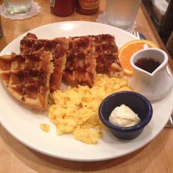 Yolk - South Loop - Bacon Waffle! - Breakfast & Brunch Near Me - Chicago, Illinois Yolk - South Loop - Bacon Waffle! - Breakfast & Brunch Near Me - Chicago, Illinois