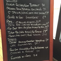 M Bistrot - La carte du moment