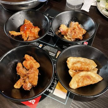 Shabuya - Apps - Chicken karaage and gyoza 8/10 - Hot Pot Near Me - Concord, California Shabuya - Apps - Chicken karaage and gyoza 8/10 - Hot Pot Near Me - Concord, California