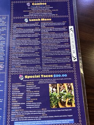 Menu photo 4 Margaritas Mexican Cantina Depew, NY