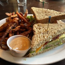 Waddling Dog Bar & Grill - Dog BLT sub Yam Fries