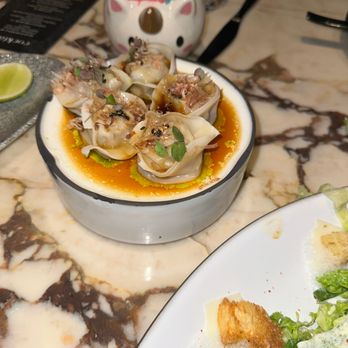 Giselle Miami - Wagyu dumplings - Mediterranean Near Me - Miami, Florida Giselle Miami - Wagyu dumplings - Mediterranean Near Me - Miami, Florida