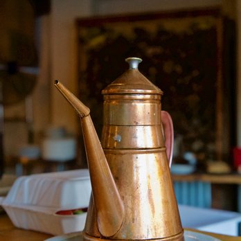 Cafe Reyes - Brass EVOO Dispenser - Pizza Near Me - Point Reyes Station, California