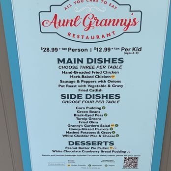 Aunt Granny's Restaurant - Buffets Near Me - Pigeon Forge, Tennessee