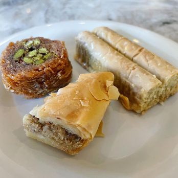 Olive & Lime Cafe - Desserts: cashew fingers, pistachio Baklava, pistachio Burma - Mediterranean Near Me - Columbus, Ohio Olive & Lime Cafe - Desserts: cashew fingers, pistachio Baklava, pistachio Burma - Mediterranean Near Me - Columbus, Ohio
