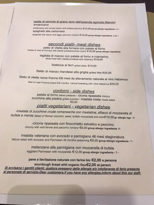 Menu photo 5 Est Artigiani del Gusto Rome, RM
