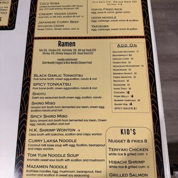 Ramen Mafia - Menu - Japanese Near Me - Winston-Salem, North Carolina