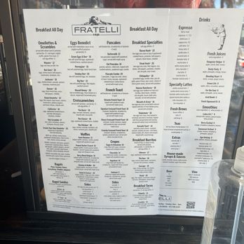 Fratelli Cafe - Menu - Coffee & Tea Near Me - Los Angeles, California Fratelli Cafe - Menu - Coffee & Tea Near Me - Los Angeles, California