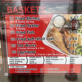 HappyRito Seafood - Basket menu - Cajun/Creole Near Me - Cedar Park, Texas HappyRito Seafood - Basket menu - Cajun/Creole Near Me - Cedar Park, Texas