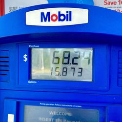 Mobil - Filling her up this should last a few days