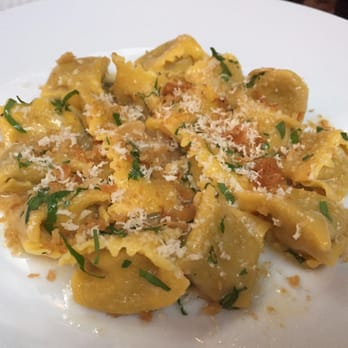 Scarpetta - Ravioli (with veal and bone marrow, I believe) - Italian Near Me - New York, New York Scarpetta - Ravioli (with veal and bone marrow, I believe) - Italian Near Me - New York, New York