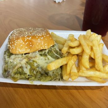 Jalapeños Sonora Grill - Burger and fries smothered with roasted peppers and cheese - Tacos Near Me - Glendale, Arizona Jalapeños Sonora Grill - Burger and fries smothered with roasted peppers and cheese - Tacos Near Me - Glendale, Arizona