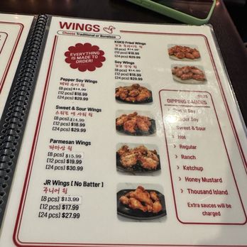 KoKo Chicken & BBQ - Menu - Chicken Wings Near Me - Garden Grove, California