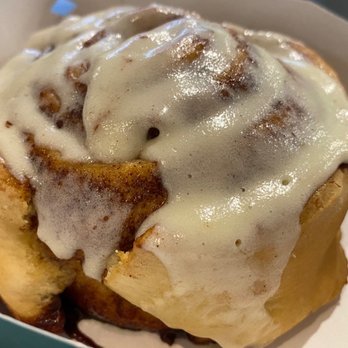 Cinnabon - A close up of this fluffy cinnamon goodness. - Bakeries Near Me - Stateline, Nevada