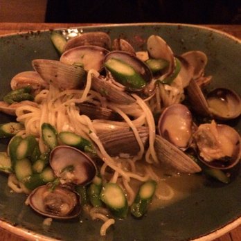 S Y Kitchen - Clam pasta special with asparagus-- oh my! I highly recommend their delicious and seasonal specials. - Italian Near Me - Santa Ynez, California