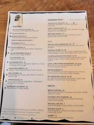 Menu photo 2 The Salty Zebra Jupiter, FL Menu photo 2 The Salty Zebra Jupiter, FL
