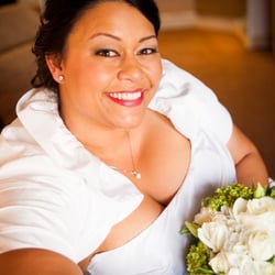 Natalie Cusson Freelance Makeup Design - Alcantar Wedding 4/19/2014 - Natalie did airbrush and fake lashes. Loved the simple elegance she provided. My husband loved it!
