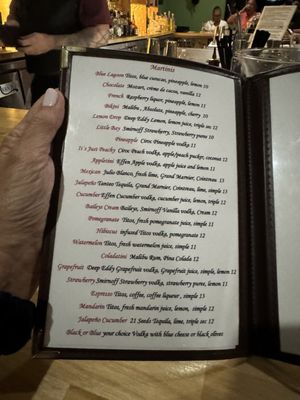 Menu photo 2 Cross Eyed Martini Rockport, TX