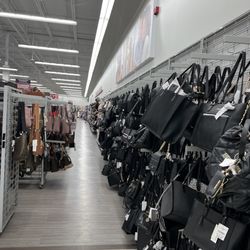 Selection of purses and backpacks