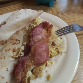 Maria’s Cafe - Potato, egg and bacon taco. - Mexican Near Me - San Antonio, Texas Maria’s Cafe - Potato, egg and bacon taco. - Mexican Near Me - San Antonio, Texas