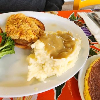 Southern Kitchen - Fried Chicken Sandwich with Mashed Potatoes - Southern Near Me - Tacoma, Washington