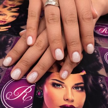 RITZ NAIL & SPA - So beautiful and pure. My sister asked for for nails to match white/blue flower dress for graduation and the result is perfect! - Nail Salons Near Me - Davie, Florida RITZ NAIL & SPA - So beautiful and pure. My sister asked for for nails to match white/blue flower dress for graduation and the result is perfect! - Nail Salons Near Me - Davie, Florida