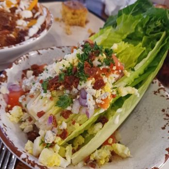 Sauced BBQ & Spirits - Wedge salad - Barbeque Near Me - Irvine, California Sauced BBQ & Spirits - Wedge salad - Barbeque Near Me - Irvine, California