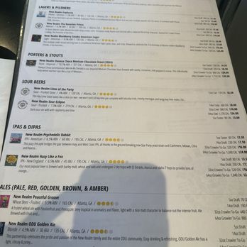 New Realm Brewing - Tap List - Breweries Near Me - Suffolk, Virginia