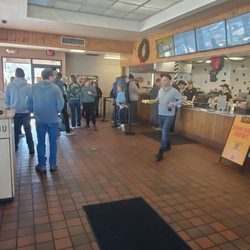 Ted's Hot Dog - The line at 1:30 pm on the Saturday after Thanksgiving.