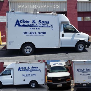 Master Graphics - Acker & Sons Truck Lettering - Graphic Design Near Me - Rockville, Maryland Master Graphics - Acker & Sons Truck Lettering - Graphic Design Near Me - Rockville, Maryland
