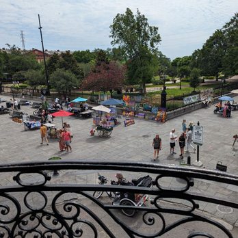 Tableau - View over Jackson Square from balcony seating - Cajun/Creole Near Me - New Orleans, Louisiana Tableau - View over Jackson Square from balcony seating - Cajun/Creole Near Me - New Orleans, Louisiana